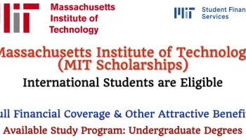  MIT's Fully Funded Scholarships